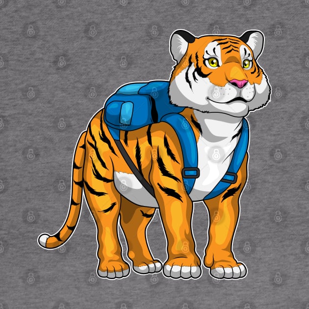 Tiger Pupil Backpack School by Markus Schnabel